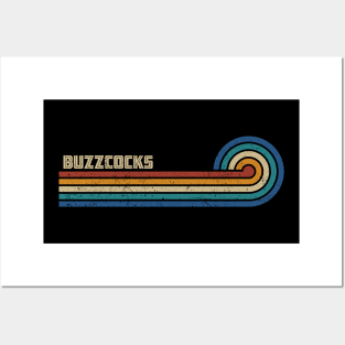 Buzzcocks - Retro Sunset Posters and Art